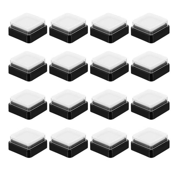 SEWCHICS 16-Piece Blank Ink Pads Set for Scrapbooking, Card Making, and Crafting Beginners