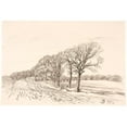 thumbnail image 3 of Fritz Syberg 24x18 Black Modern Framed Museum Art Print Titled - Landscape with Oak Trees. Fons (1907 - 1908), 3 of 5