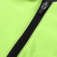 thumbnail image 5 of Men's Long Sleeve Sun Shirts Quick Dry UPF 50+ Tees 1/4 Zip Up Fishing Running Rash Guard T-Shirts Outdoor Shirt with Zipper Pocket for Men Big Size 4XL Green, 5 of 9