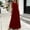 *Red, variant on ClodeEU Women's Round Neck Sleeveless Maxi Dress,Casual A Line Flowy Dress Army Green,Women's Plus L