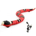 thumbnail image 1 of Juguete de serpiente para gatos, serpiente con detección inteligente recargable, detecta automáticamente obstáculos y Escape, movimiento realista en forma de S, 1 ud., 1 of 5