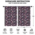 thumbnail image 2 of Blackout Kids Curtains,Cartoon Unicorn Star Heart Pattern Childrens Insulated Curtains Set Of 2,Bedroom Essentials,Toddler Room Decor 42"x63", 2 of 5