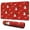 Red Christmas Snowman, variant on Long Mouse Pads for Desk,Red Christmas Tree and Snowflake Pattern Desk Mats on Top Of Desks, Desk Mouse Pad Extra Large with 3mm Non-Slip Base and Stitched Edge for Gaming,Office,Work,Home 31.5x11.8in