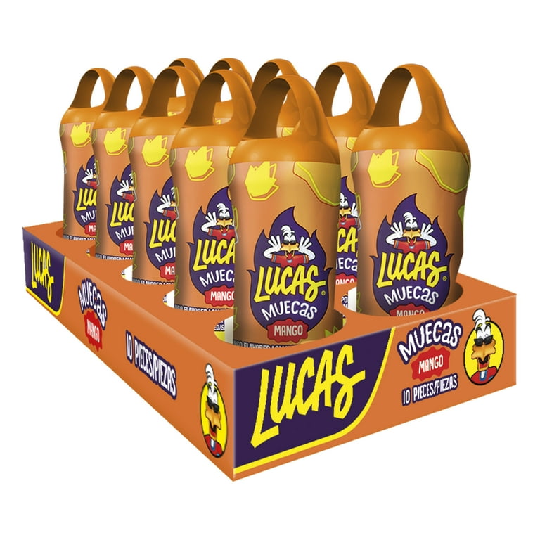 Lucas Muecas Mango, 0.88 oz, 10 Packages - Walmart.com