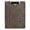 Ancient Art Shapes, variant on A4 Double Clip File Folder 18.9x12.6in Clipboards Foldable Binder Holds 80 Sheets Project Folder for Office, Home Brown and Cream Checkered