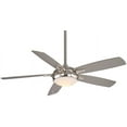 thumbnail image 3 of Led Ceiling Fan In Transitional Style 15.25 Inches Tall By 54 Inches Wide-Brushed Nickel Finish-Silver Blade Color Minka Aire Fans F534l-Bn, 3 of 4