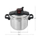 thumbnail image 2 of T-fal - Utensilios de cocina a presión de acero inoxidable Clipso P45007, 6.3 cuartos de galón, plateados, 2 of 8