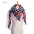 thumbnail image 1 of Dvkptbk Foulards pour Femmes Mode Hiver Femmes Foulard Colorée Décontractée Foulard à Franges Châle Vêtements en Liquidation, 1 of 5