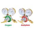 thumbnail image 3 of Oxygen Regulator + Acetylene Regulator Gas Regulator Welding Cutting Torch Gauge, 3 of 8