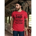 thumbnail image 2 of Behind Every Great Dad Men T-Shirt, Male XX-Large, 2 of 4