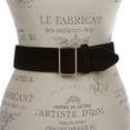thumbnail image 2 of Women's 2" Wide High Waist Pull-Through Prong-less No Holes Plain Suede Dress Belt, 2 of 2