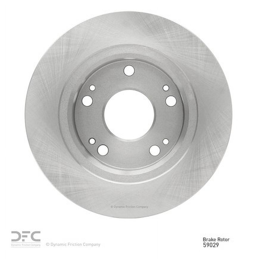 Rear Dynamic Friction Company Disc Brake Rotor 600-59029 (1) For 2003-2007 Honda Accord, 2004-2008 Acura TSX