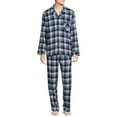thumbnail image 5 of Hanes Men's and Big Men’s 100% Cotton Flannel Pajama Set, 2-Piece, Sizes S-5XL, 5 of 6