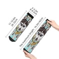 thumbnail image 4 of Fuzoiu Husky With Dreamcatcher Print Adult Socks, Crew Moisture-wicking Socks, Unisex Cushion Crew Socks,Casual Sports Ankle Socks, 4 of 7