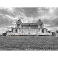 thumbnail image 2 of Frank, Assaf 14x12 Black Ornate Wood Framed with Double Matting Museum Art Print Titled - Famous Piazza Venezia in Rome, Italy, 2 of 4