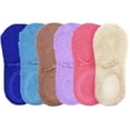 thumbnail image 3 of ToBeInStyle Comfy Soft Boat Socks with Slip-Resistant Bottoms - 6-Pack, 3 of 4
