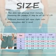 thumbnail image 3 of Running Shorts for Women Summer Sports Fashion Lightweight Casual High Waist Drawstring Pockets Elastic Summer Beach Fabric Bermuda Cargo Board Gym Green Bottoms Sizes M, 3 of 5