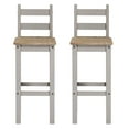 thumbnail image 3 of Wood Bar Height Dining Chair (Set of 2) Corona Gray | Furniture Dash COG118, 3 of 5