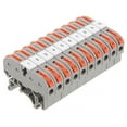 thumbnail image 1 of 10 Sets Din Rail Terminal Block Connector Block Electrical Screw Terminal Block, 1 of 9