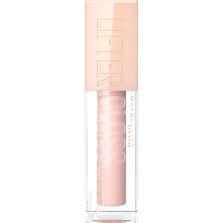 Maybelline Lifter Gloss Lip Gloss Makeup with Hyaluronic Acid, Ice