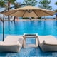 thumbnail image 4 of Parasol Replacement Canopy, 8 Ribs, 3 m, Waterproof, Anti-UV, Replacement Fabric, Black, 4 of 4