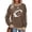 Khaki, variant on Holzkary Football Sweatshirt for Women Graphic Print Sunday Casual Long Sleeve Crewneck 2025 Fall Pullover Football Funny Sweatshirt Graphic Print Sunday Sweatshirts Fall Outfits Coffee Xxl
