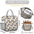 thumbnail image 5 of Halloween Pumpkin Ghost Bat Pattern Womens Lunch Box for Work,Insulated Large Lunch Bag for Tween and Teen,Loncheras Para Mujer,Leakproof Adult Lunch Bag for Work,Beach,Travel,Picnic,Camping, 5 of 7