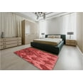 thumbnail image 4 of Ahgly Company Indoor Square Patterned Love Red Area Rugs, 4' Square, 4 of 6