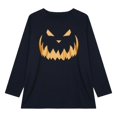 thumbnail image 5 of Womens Long Sleeve Halloween Sweatshirts Fall Crew Neck Mom Shirts Cute Graphic Tees Pullover Hoodies, 5 of 5
