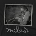 thumbnail image 2 of Miles Davis T-Shirt Miles Photo 4 Unisex Graphic Tee For Men & Women, 2 of 7