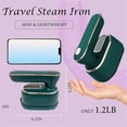 thumbnail image 3 of Travel Steamer Mini Iron for Clothes: Portable Mini Steam Iron Handheld Clothing Steamers Travel Size EU Plug, 3 of 5
