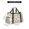 thumbnail image 3 of Easygdp Reto Marine Nautical Bolsa de Gimnasio, Bolsa de Viaje Duffel, Bolsa de Fin de Semana con Compartimentos, Bolsa de Mano para Noche, 3 of 7