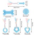 thumbnail image 3 of Dog Chew Toys for Aggressive Chewers 7pcs Dog Puppies Teething Chewing Toy Set with Ball and Washable Colorful Ropes Durable Interactive Pet Tooth Cleaning Toys for Small and Medium Dogs, 3 of 7