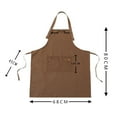thumbnail image 7 of Travelwant Cotton Kitchen Apron for Cooking- Mens and Womens Professional Chef or Server Bib Apron - Adjustable Straps with Pockets and Towel Loop, 7 of 7