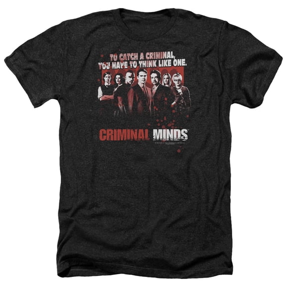 Criminal Minds - Think Like One - Heather Short Sleeve Shirt - XX-Large
