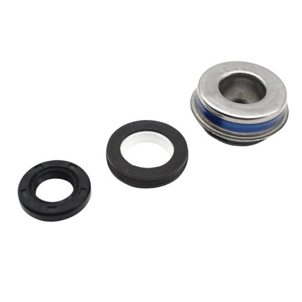 Sellos de bomba de motocicleta,Kit de reconstrucción de reparación de motos con sello de bomba de agua,Piezas de reparación de caucho metálico Repuesto de motor cuádruple,Sellos de junta
