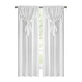 thumbnail image 2 of Achim Allegra Window Curtain Panel with Attached Valance, White, 42" x 63", 2 of 5