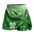 thumbnail image 4 of PMUYBHF Jupe-Culotte Décontractée Imprimée pour la Saint-Patrick pour Femmes, Demi-Jupe 1624, 4 of 4