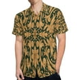 thumbnail image 4 of High Quality Hawaiian Shirts for Men Short Sleeve Aloha Beach Shirt Floral Summer Casual Button Down Shirts Blouses SBRTOD, 4 of 7
