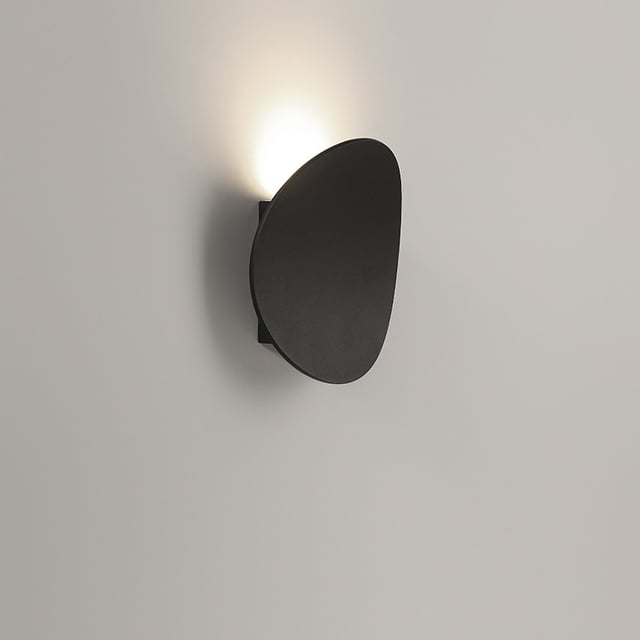 Aplique de pared para interiores Luces de pared LED Lámpara de pared moderna negra Apliques de pared hacia arriba Luz decorativa de aluminio para dormitorio Sala de estar Cocina, luz neutra - 10W oso de fresa Electrónica