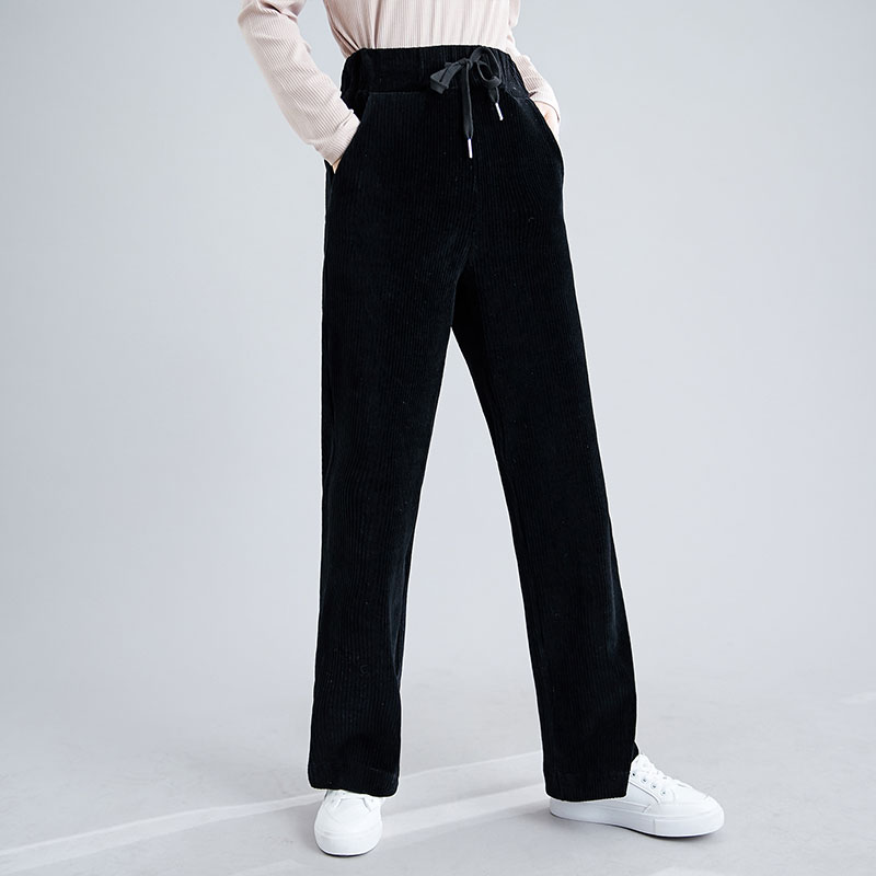 wide leg straight pants