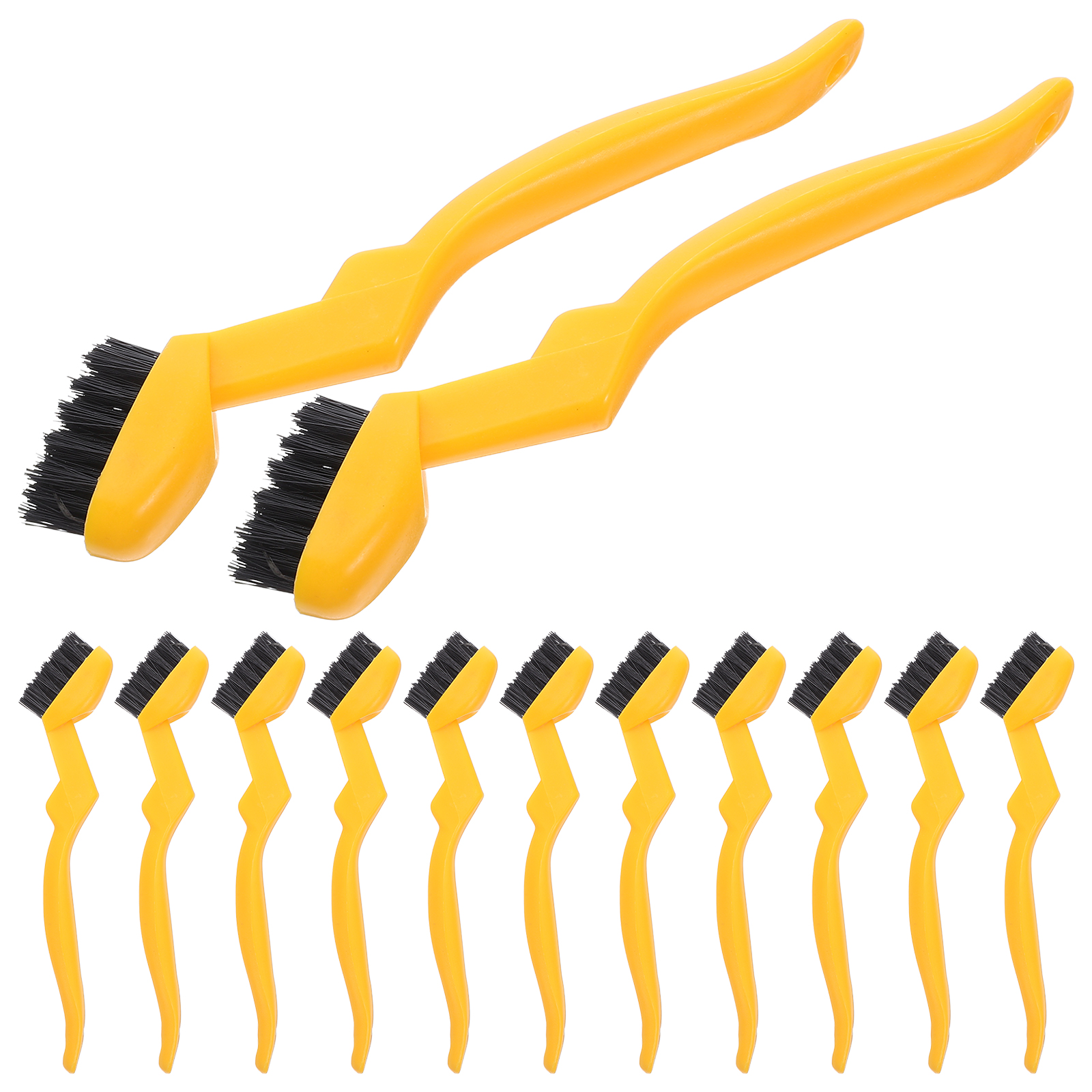 30pcs Nylon Mini Brushes for Crevice Cleaning: Pipe, Corner, Groove & Grout Cleaner for , Gas Stove, Sink, Toilet, Kitchen, Bathroom