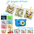 thumbnail image 5 of Moclever Kids Digital Camera, Kids Video Camera with 2.0in Screen 4X Digital Zoom 5 Games 32G MMC Card for 3-10 Years Boys Girls, Blue, 5 of 14