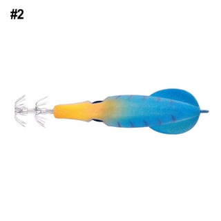 5pcs Luminous Fishing Lures 9.5cm 6g Artificial Squid Hook Baits