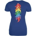 thumbnail image 2 of Halloween Rainbow Heart Unicorn Costume Pony Juniors Soft T Shirt Royal 2XL, 2 of 2