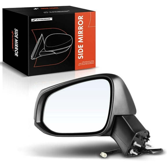 A-Premium Driver Side Power Door Mirror Compatible with Toyota RAV4 2019 2020 2021 2022 - Non-Heated Manual Folding Black Outside Rear View Mirror - Replace# 8794542210, 8794042E01