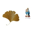 thumbnail image 1 of Esculturas de pared de hojas,Esculturas de pared de hierro forjado con hojas de ginkgo,Escultura de pared con hojas de ginkgo para colgar,Letrero de mesa,Decoración de escritorio acrílica, 1 of 8
