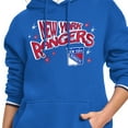 thumbnail image 3 of Women's Starter Blue New York Rangers Fireworks Fleece Hoodie, 3 of 3