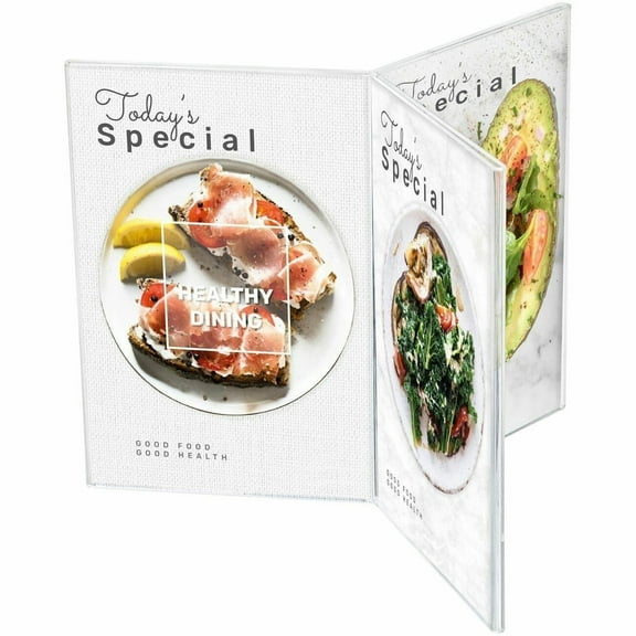 Deflecto 6-Sided Sign/Menu Holder (def-4443)