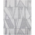 thumbnail image 2 of 4' X 6' Black and Ivory Abstract Hand Woven Area Rug, 2 of 9